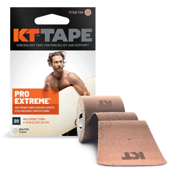 KT Tape Extreme Sporttape - Voorgesneden - 5 x 25 cm - 20 stuks